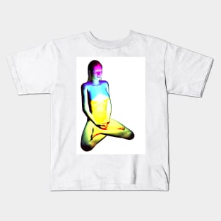 Meditate with Chakras Kids T-Shirt